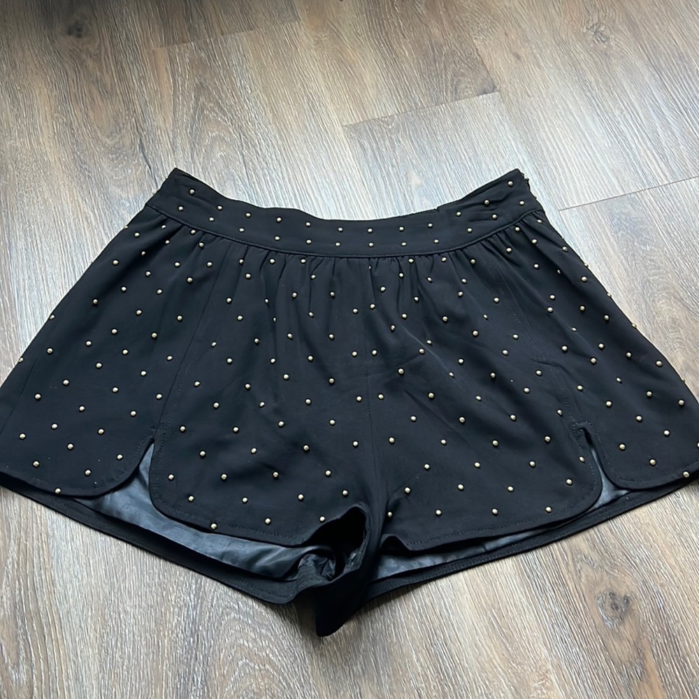 akira womens beaded shorts size small